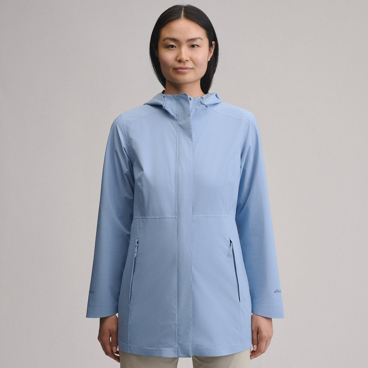 Women's Cloud Cap Waterproof Stretch Hooded Rain Parka
