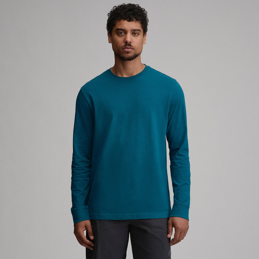 Men's Legend Wash 100% Cotton Long-Sleeve Classic T-Shirt