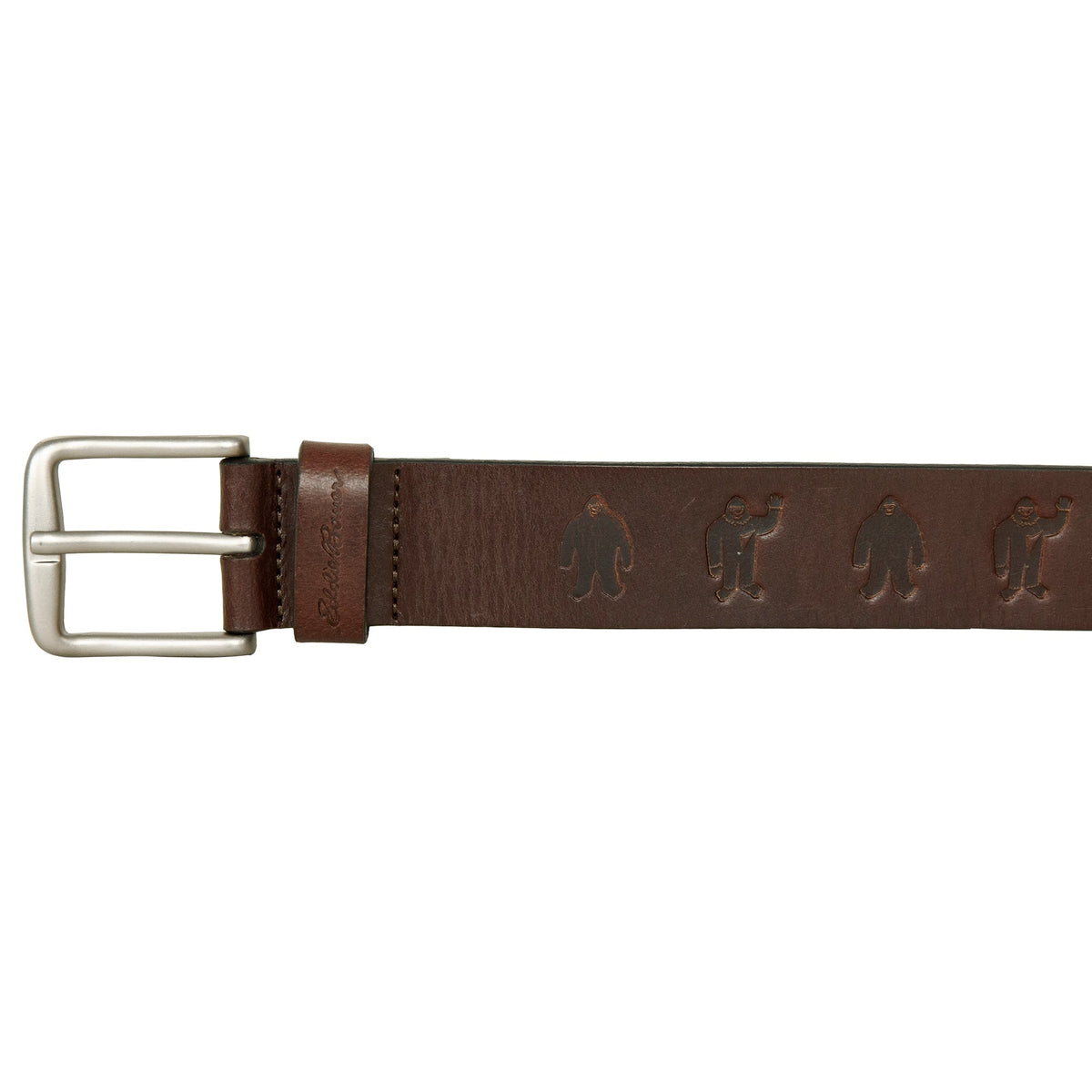 Men's Embossed Sasquatch Harness Leather Belt